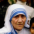 Photo of Mother Teresa, an important figure in the creation of Canadian Food for Children